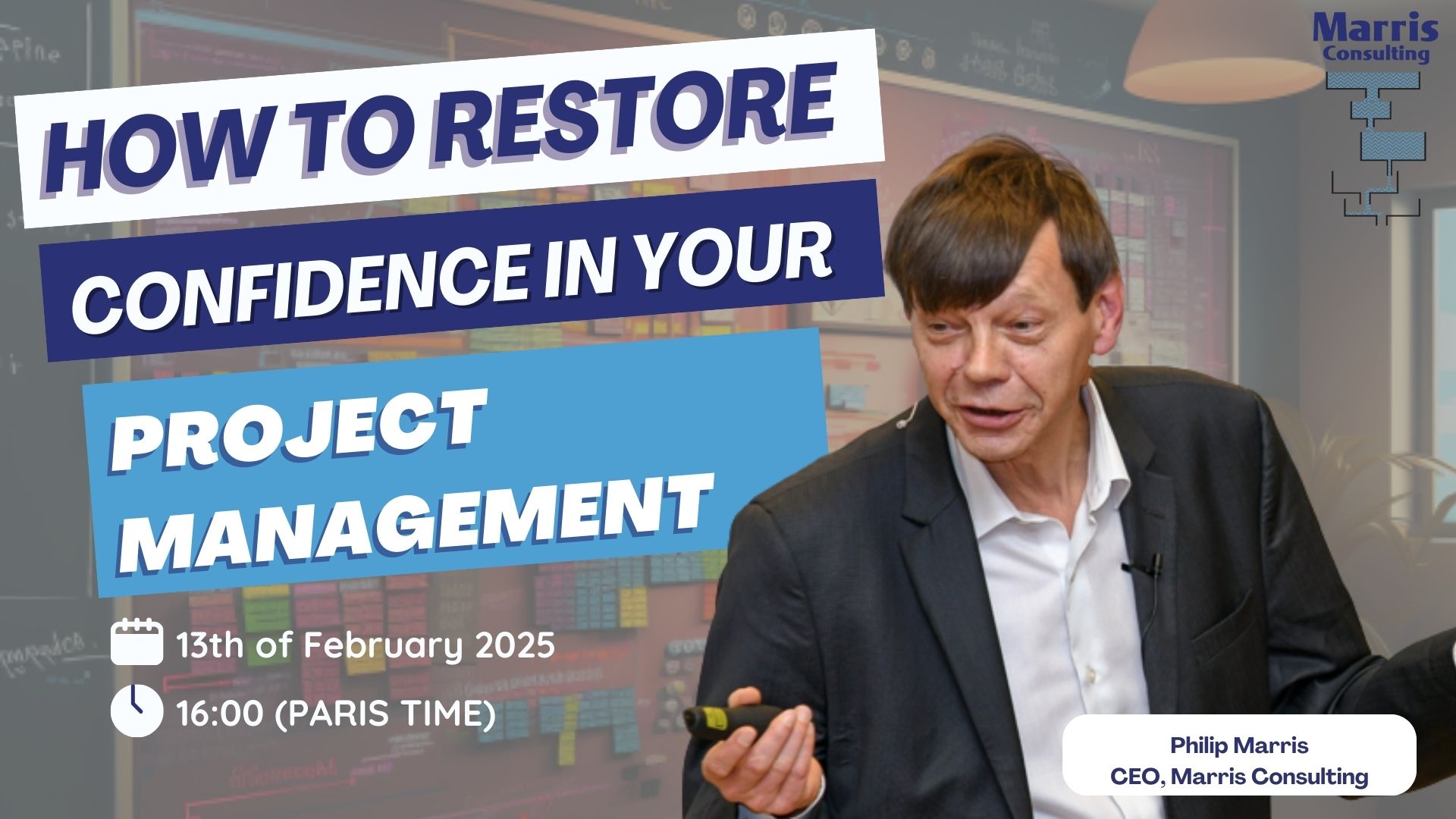 LinkedIn Live Restore confidence in project managnement